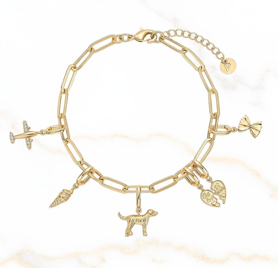 Adjustable charm bracelet product photo